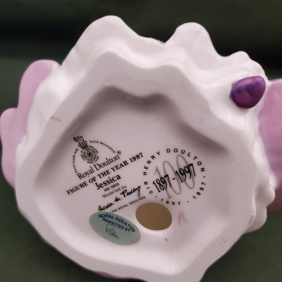 Vintage Royal Doulton Jessica 1997 Figure of the Year original $300 - Picture 12 of 14